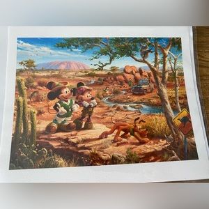 Mickey & Minnie Mouse Art Print
